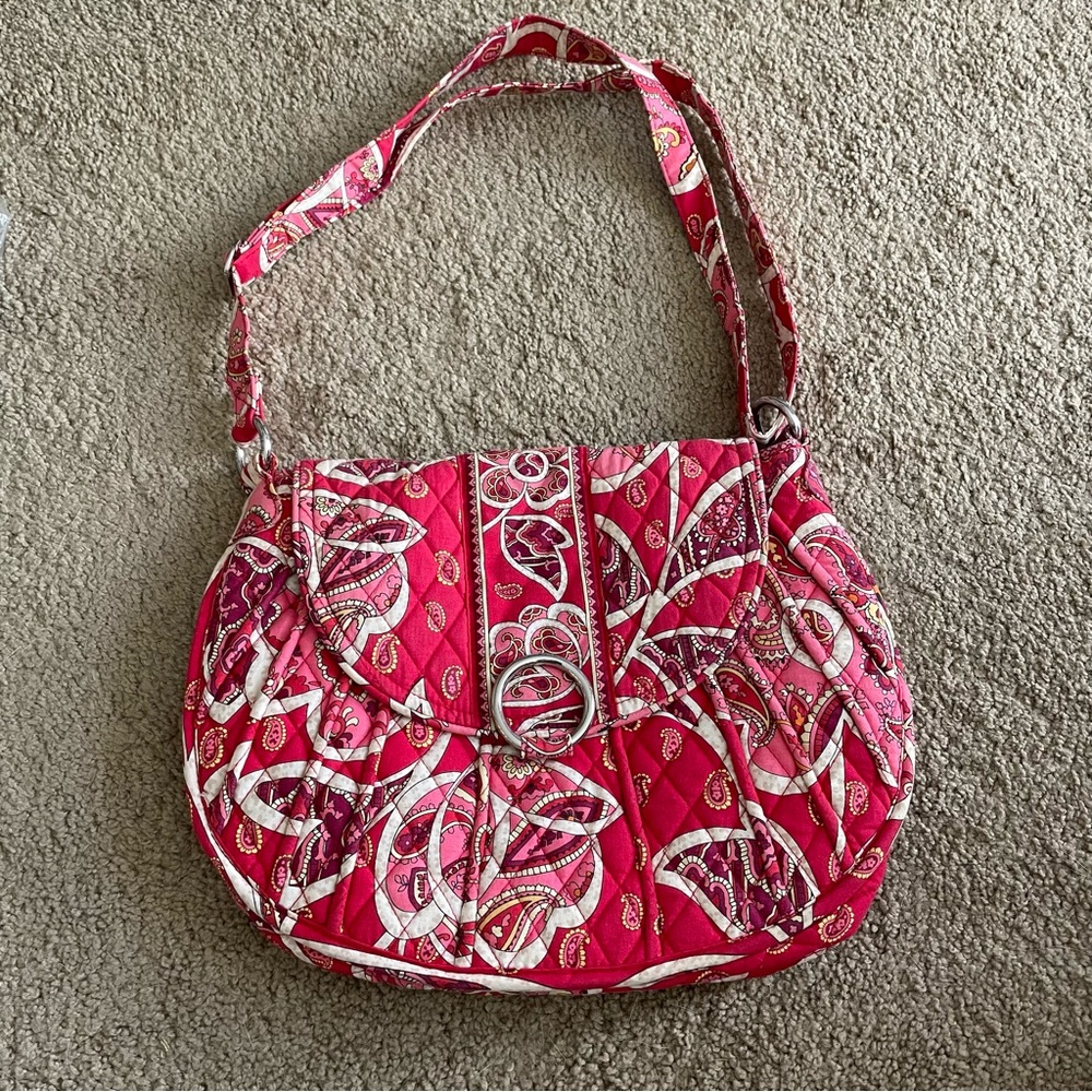 Retired Vera Bradley Rosy Posey Crossbody bag